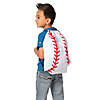 14" x 18" Large Baseball Polyester Drawstring Bags - 12 Pc. Image 2