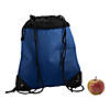14" x 18" Royal Blue Drawstring Bag Image 1