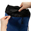 14" x 18" Royal Blue Drawstring Bag Image 3