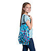 14" x 18" Transparent Checkerboard Drawstring Bags - 6 Pc. Image 1