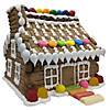 14" x 9 1/2" Tootsie Roll<sup>&#174;</sup> Gingerbread House Kit - Makes 1 Image 1