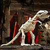 15 1/2" Animated Light-Up Tyrannosaurus Rex Skeleton Halloween Decoration Image 1