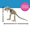 15 1/2" Animated Light-Up Tyrannosaurus Rex Skeleton Halloween Decoration Image 2