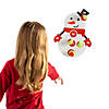 15 1/2" x 20 1/2" Snowman Foam Dartboard with Grip Balls - 5 Pc. Image 1