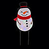 15 1/2" x 24" Light-Up Snowman Yard Sign Kit Image 1