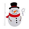 15 1/2" x 24" Light-Up Snowman Yard Sign Kit Image 2