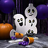 15 1/4&quot; Halloween Happy Ghost &amp; Jack-O'-Lantern Plastic Infinity Light Image 1
