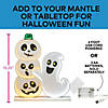 15 1/4&quot; Halloween Happy Ghost &amp; Jack-O'-Lantern Plastic Infinity Light Image 4
