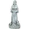 15.5" St. Francis Outdoor Bird Feeder Garden Statue Image 1