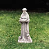 15.5" St. Francis Outdoor Bird Feeder Garden Statue Image 1