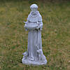 15.5" St. Francis Outdoor Bird Feeder Garden Statue Image 2