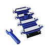 15" Blue and White Vacuum Head with Side Brushes Image 1