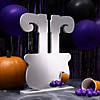 15" Halloween Witch in Cauldron Plastic Infinity Light  Image 1