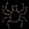 15" Lighted Spider Halloween Window Silhouette Decoration Image 1