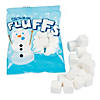 15 oz. Snowman Fluffs Marshmallow Vanilla Candy Fun Packs - 72 Pc. Image 1