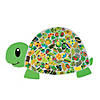 15" x 10" Giant Mosaic Turtle-Shaped Paper Sticker Scenes - 12 Pc. Image 1