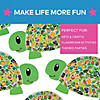 15" x 10" Giant Mosaic Turtle-Shaped Paper Sticker Scenes - 12 Pc. Image 2