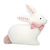 15" x 13" Enchanted Garden Polyester Easter Bunny Pillow Image 1