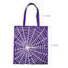 15" x 16" Large Spider Web Tote Bags - 12 Pc. Image 1