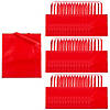15" x 17" Bulk 48 Pc. Large Red Nonwoven Tote Bags Image 1