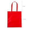 15" x 17" Bulk 48 Pc. Large Red Nonwoven Tote Bags Image 1