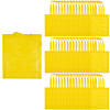 15" x 17" Bulk 48 Pc. Large Yellow Nonwoven Tote Bags Image 1