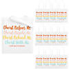 15" x 17" Large Christ Beside Me Nonwoven Tote Bags - 12 Pc. Image 1