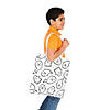 15" x 17" Large Ghost Nonwoven Tote Bags &#8211; 12 Pc.  Image 2