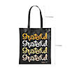 15&#8221; x 17&#8221; Large Grateful Psalm 7:17 Nonwoven Tote Bags - 12 Pc. Image 1