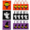 15" x 17" Large Halloween Character Nonwoven Polyester Tote Bags - 12 Pc. Image 1