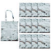 15" x 17" Large Metallic Snowflake Tote Bags - 12 Pc. Image 1
