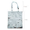 15" x 17" Large Metallic Snowflake Tote Bags - 12 Pc. Image 1