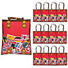 15" x 17" Large Nonwoven Around the World Tote Bags - 12 Pc. Image 1