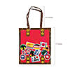 15" x 17" Large Nonwoven Around the World Tote Bags - 12 Pc. Image 1