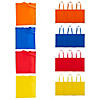 15" x 17" Large Nonwoven Bright Tote Bags - 12 Pc. Image 1