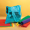 15" x 17" Large Nonwoven Bright Tote Bags - 12 Pc. Image 3