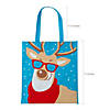 15" x 17" Large Nonwoven Cool Christmas Character Tote Bags - 12 Pc. Image 1