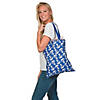15" x 17" Large Nonwoven Navy Anchor Tote Bags - 12 Pc. Image 2