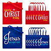 15" x 17" Large Nonwoven Religious Christmas Tote Bags - 12 Pc. Image 1