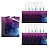 15" x 17" Large Nonwoven Space Tote Bags with Iridescent Handles - 12 Pc. Image 1