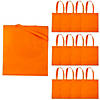 15" x 17" Large Orange Tote Bags - 12 Pc. Image 1