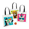 15" x 17" Large Party Animal Nonwoven Tote Bags - 12 Pc. Image 2