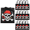 15" x 17" Large Pirate Tote Bags - 12 Pc. Image 1