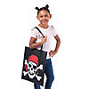 15" x 17" Large Pirate Tote Bags - 12 Pc. Image 2