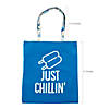 15" x 17" Large Summer Sayings Nonwoven Tote Bags - 12 Pc. Image 1