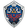 15" x 19" Plastic The Legend of Zelda&#8482; Link's Hylian Shield Accessory Image 1
