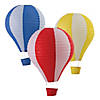 15" x 24" Hot Air Balloon Hanging Paper Lanterns - 3 Pc. Image 1