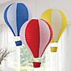 15" x 24" Hot Air Balloon Hanging Paper Lanterns - 3 Pc. Image 2