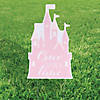 15" x 24" Pink Princess Castle Yard Sign Image 1