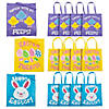 15" x 4" x 17" Large Easter Nonwoven Tote Bags - 12 Pc. Image 1